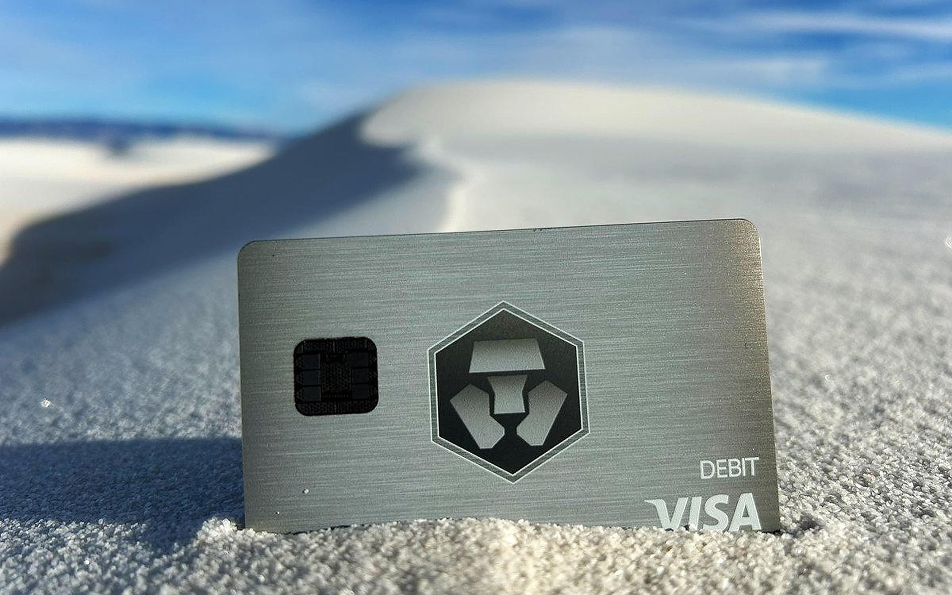 Studio photograph suggesting the Crypto.com Visa